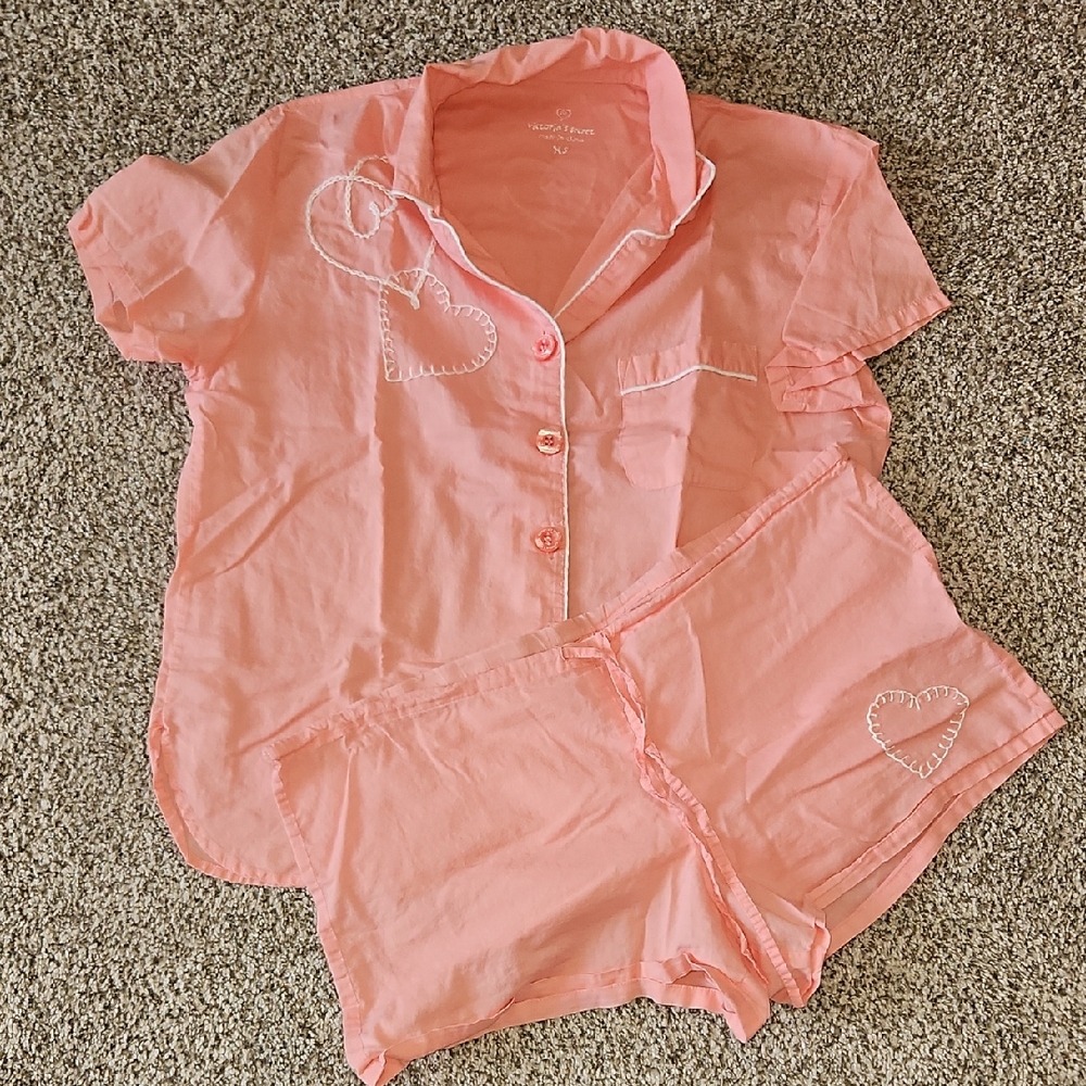 Victoria's Secret Peach Pajama Top
